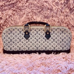 Louis Vuitton Monogram Mini Alma Long Hand Bag